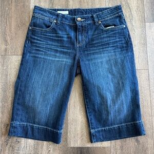 Kut from the Kloth Dark Blue Denim Bermuda Shorts